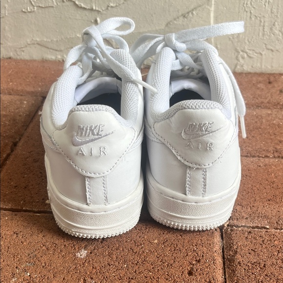 Nike Air Force 1 White Sneakers - Picture 3 of 5